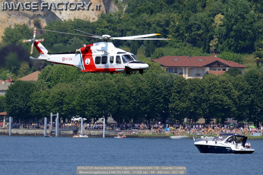 2018-07-01 Arona Airshow 0542 AgustaWestland AW-139 - Guardia Costiera